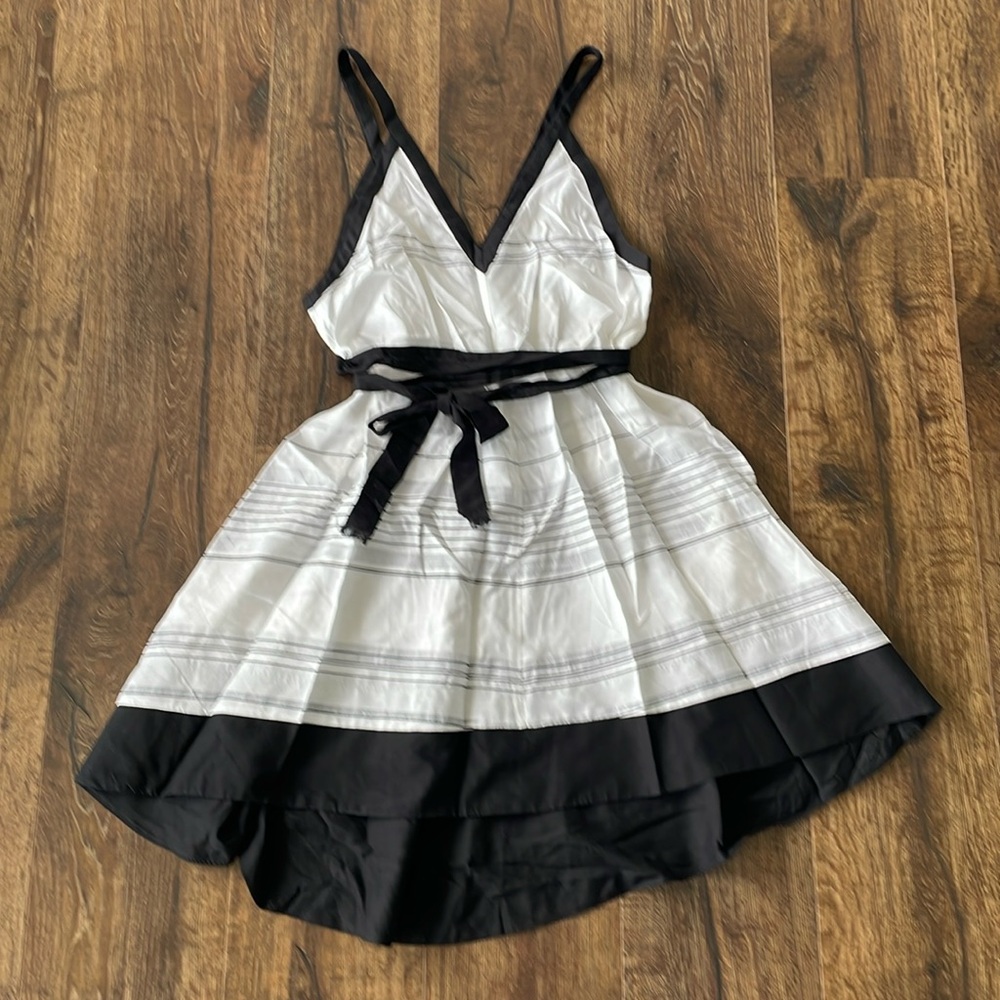 NWT PROENZA SCHOULER SHEER STRIPED COVER UP SUNDRESS